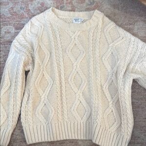 Princess Polly Knit Cream Sweater